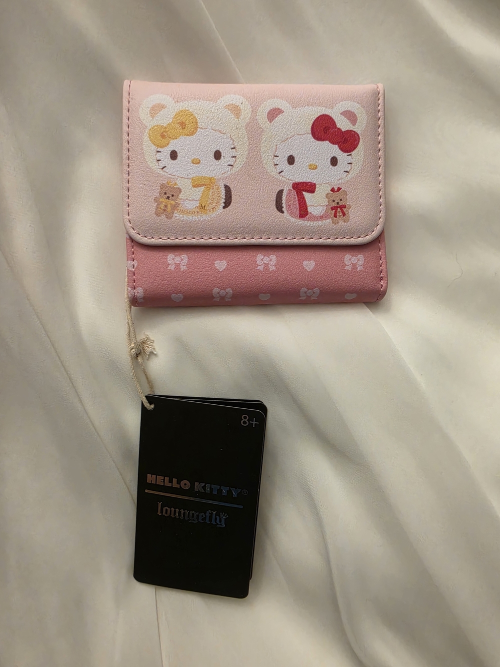 Loungefly Sanrio Hello Kitty Mimmy Carnival Pink Flap Trifold Wallet